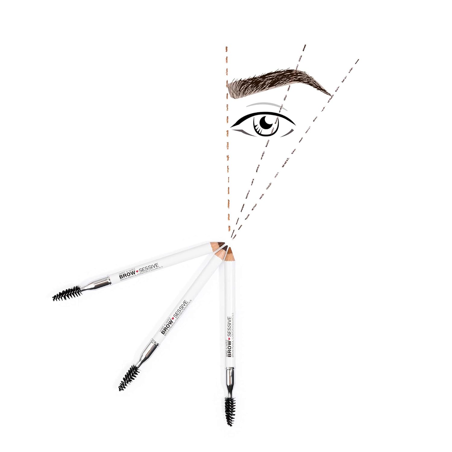 Eyebrow Pencil By Wet n Wild Brow-Sessive Brow Makeup Pencil Liner Blending Brush, Precise, Fine Tip, Shapes, Defines, Fills, Dark Brown - Image 10